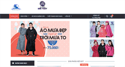 Desktop Screenshot of aomuathoitrang.com